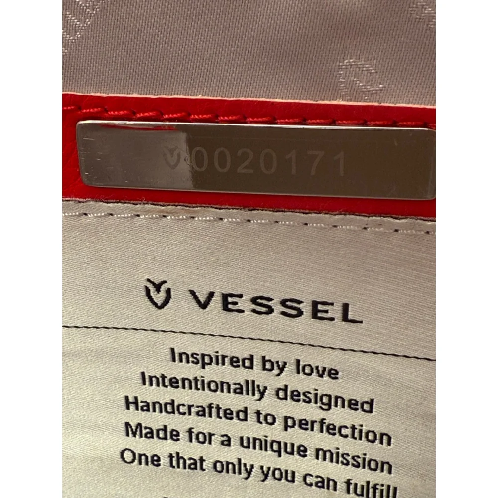 Women's Vessel Tote Bag Red/Silver One Size